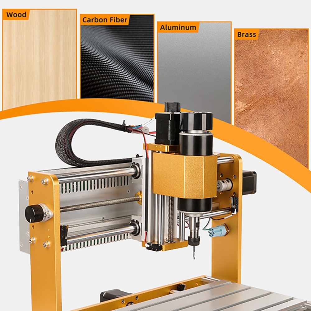 Annoytools 3018 Pro Max CNC Router Machine, 500W Spindle, 3 Axis Limit Switches, 0.1mm Precision, 2000mm/min Speed, 300x180x80mm Working Area, Emergency Stop & GRBL Offline Controller, Compatible with Wood/Acrylic/MDF/Plastic