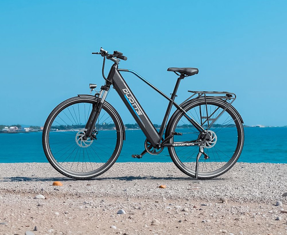 DUOTTS C29 Lite Electric Bike, 250W Motor, 36V 13Ah Battery, 27.5 inch Tires, 25kn/h Max Speed, 65km Range, Mechanical Disc Brakes, Front Suspension Fork, Shimano 7-speed