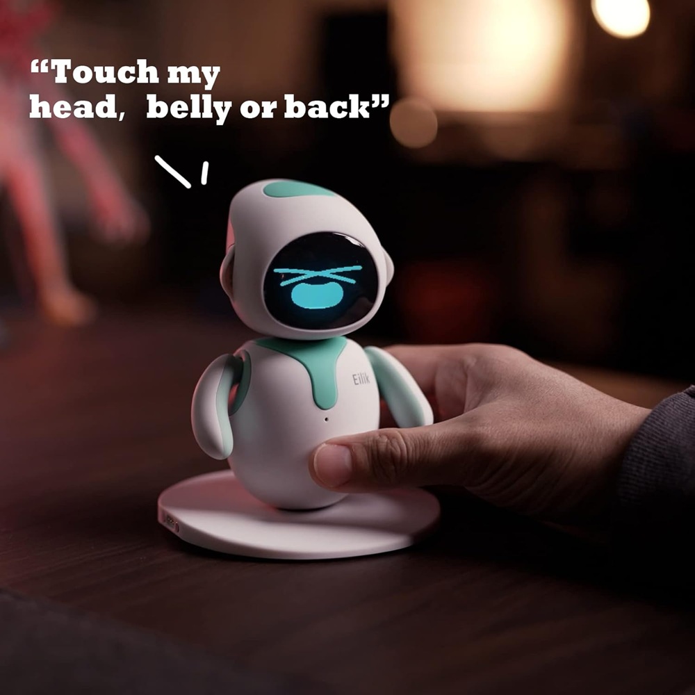 Energize Lab Eilik Little Companion Interactive Bot, Touch-Responsive, Emotion-Rich, No WiFi Needed, Regular Firmware Updates, Fun Animations & Gestures