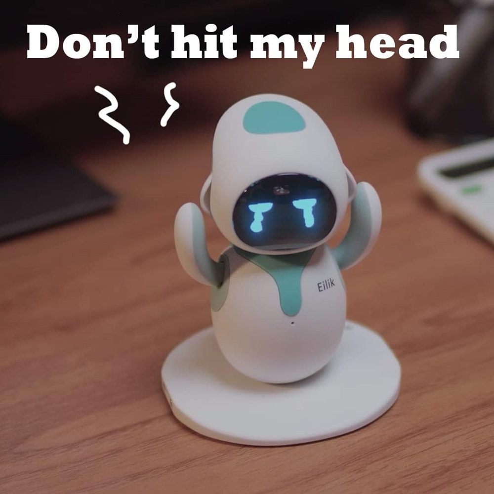 Energize Lab Eilik Little Companion Interactive Bot, Touch-Responsive, Emotion-Rich, No WiFi Needed, Regular Firmware Updates, Fun Animations & Gestures