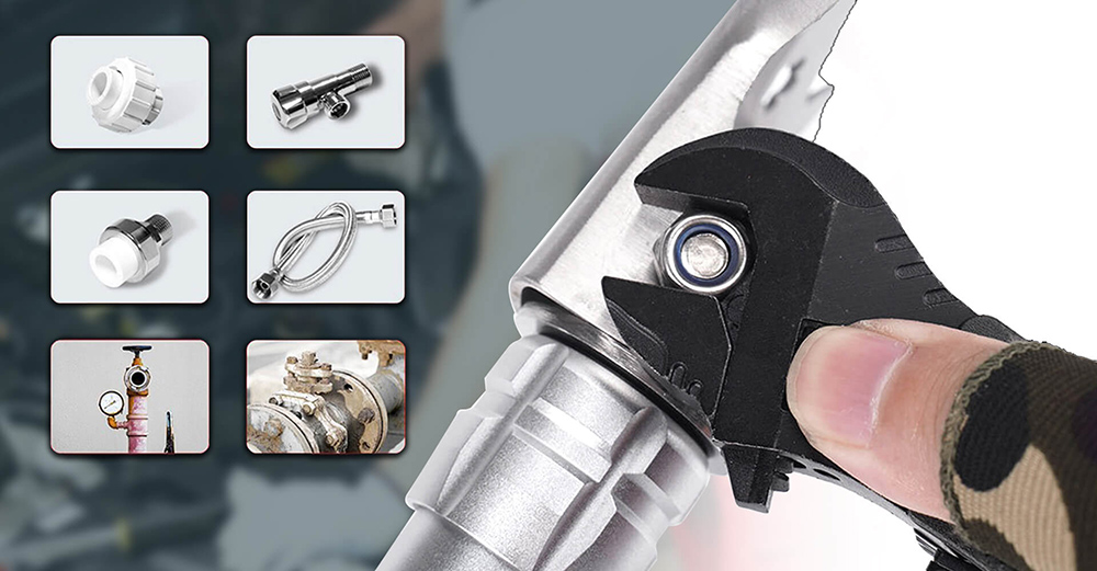 Hanboost M2 19 In 1 Multitool Wrench, Multipurpose Camping Gear, Pocket Size EDC Gadget, Adjustable Wrench with Pliers, Wire Cutter, Cutting Saw, Bottle Opener for Maintenance, Camping and DIY, Gift