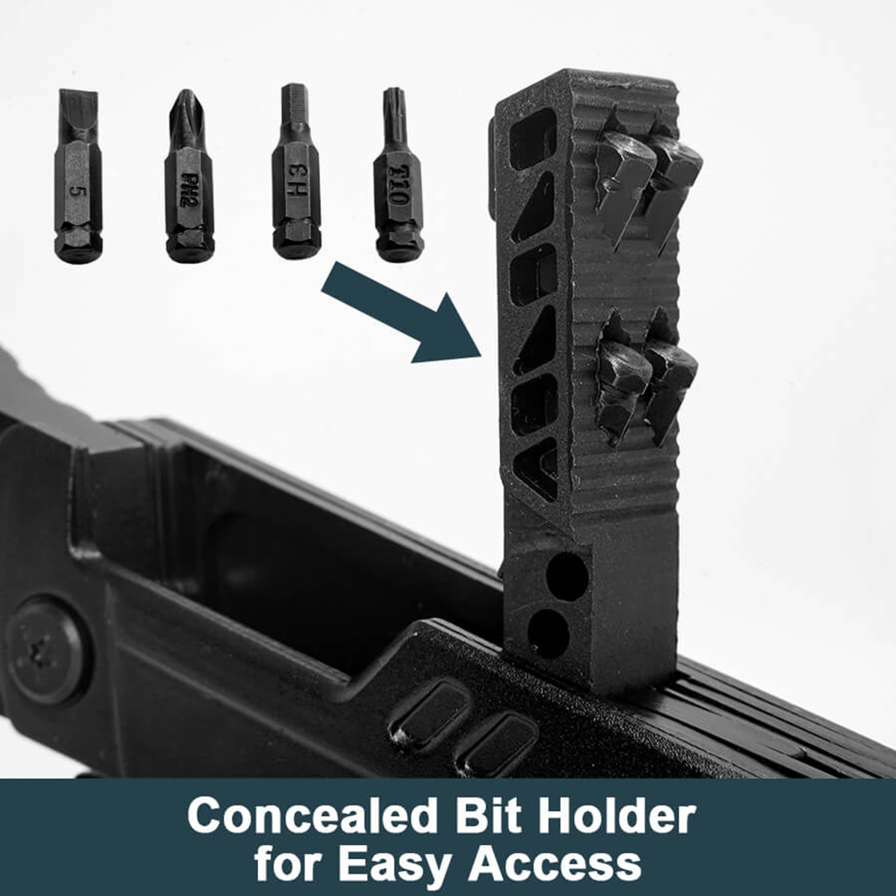 Hanboost M2 19 In 1 Multitool Wrench, Multipurpose Camping Gear, Pocket Size EDC Gadget, Adjustable Wrench with Pliers, Wire Cutter, Cutting Saw, Bottle Opener for Maintenance, Camping and DIY, Gift