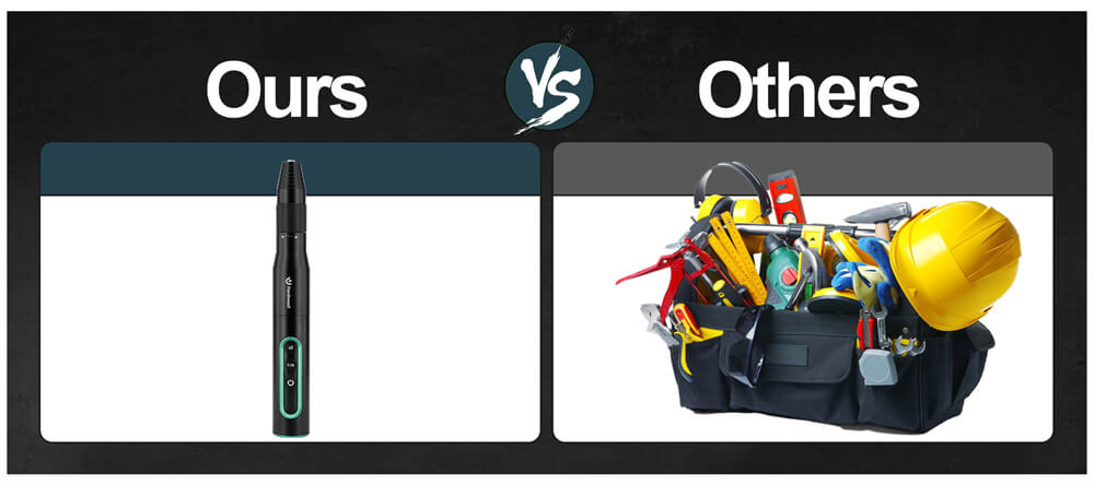 Hanboost S2 Electric Rotary Tool Kits with 54pcs Accessories, 6 Speed Adjustment, 30000RPM Motor, Low Noise, for Light DIY Projects and Precision Work