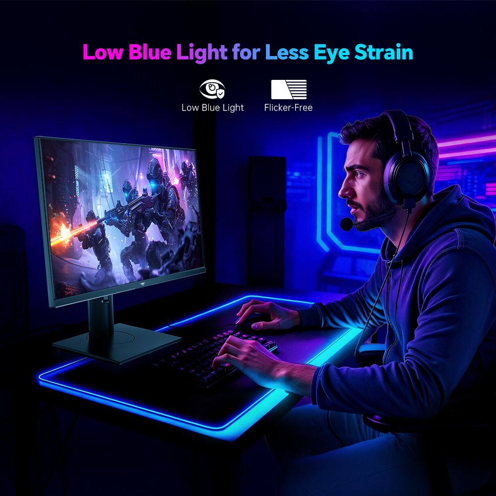 Moniteur de jeu KTC H25X7, écran IPS rapide 24,5 pouces 1920 x 1080, taux de rafraîchissement de 400 Hz, HDR400, temps de réponse MPRT de 1 ms, compatible FreeSync et G-Sync, faible lumière bleue et sans scintillement, 2 ports HDMI 2.0, 2 ports DP 1.4