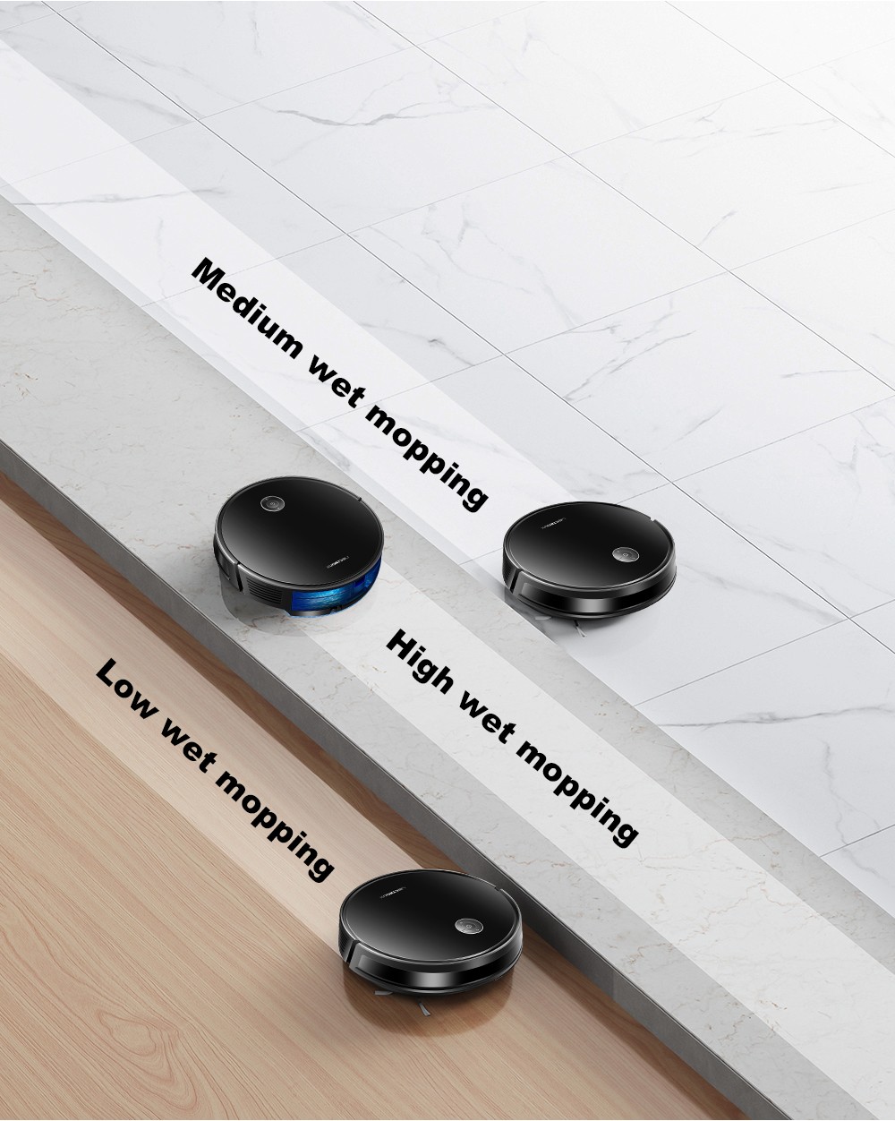 Liectroux C7 robotporszívó és felmosó kombináció, 6000Pa erős szívóerő, intelligens térképezés, WiFi alkalmazás és távirányító, szénkefe nélküli motor, Alexa és Google Asszisztens támogatással, ideális állatszőr/szőnyegek/kemény padlók tisztítására