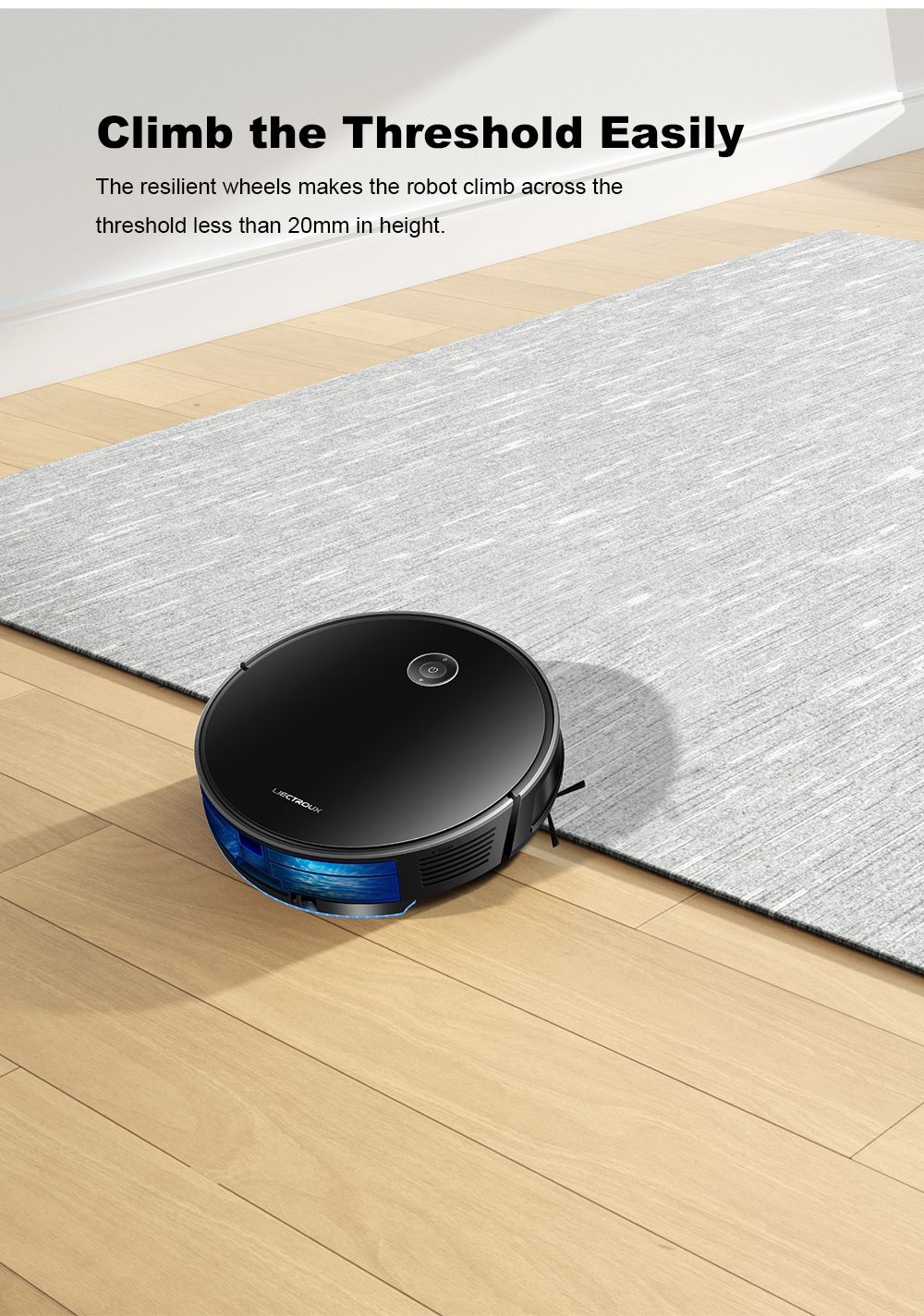 Liectroux C7 robotporszívó és felmosó kombináció, 6000Pa erős szívóerő, intelligens térképezés, WiFi alkalmazás és távirányító, szénkefe nélküli motor, Alexa és Google Asszisztens támogatással, ideális állatszőr/szőnyegek/kemény padlók tisztítására