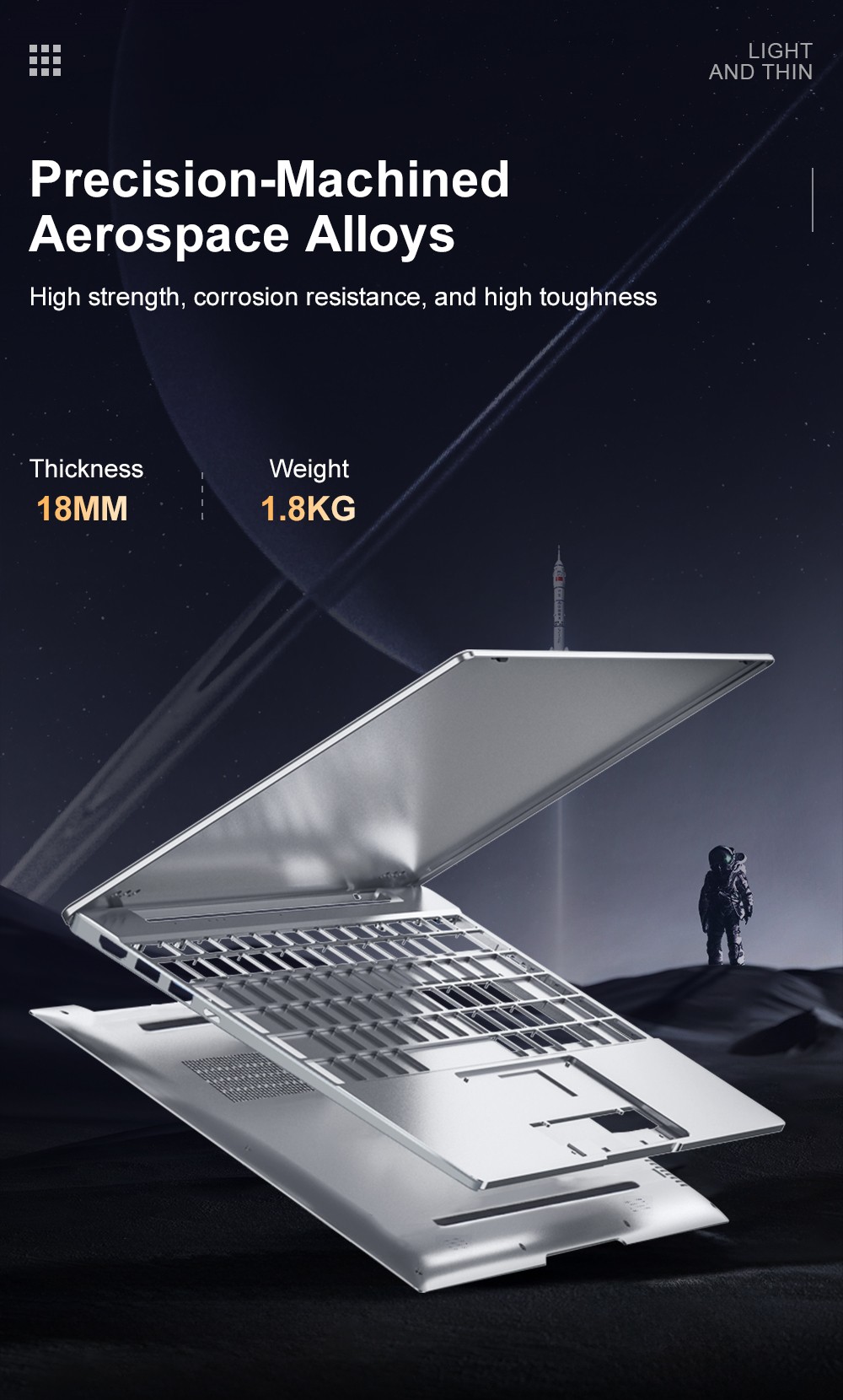 Ninkear N16 Pro Laptop, 16-inch 2.5K IPS 120Hz Screen, Intel Core i7-13620H 4.9GHz, 16GB DDR4, 512GB PCIe SSD, Metal Body, WiFi 6, Bluetooth 5.0, Dual Type-C, Windows 11 Pro Notebook