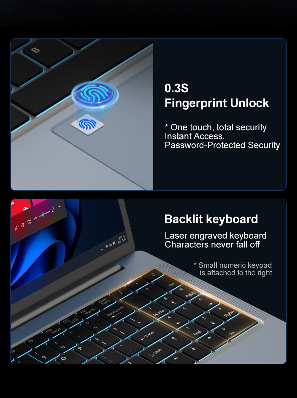 Ninkear N16 Pro Laptop, 16-inch 2.5K IPS 120Hz Screen, Intel Core i7-13620H 4.9GHz, 16GB DDR4, 512GB PCIe SSD, Metal Body, WiFi 6, Bluetooth 5.0, Dual Type-C, Windows 11 Pro Notebook