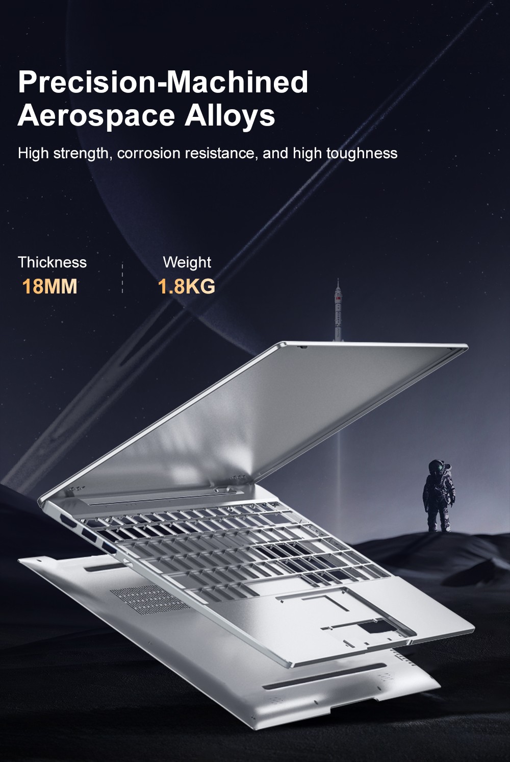 Ninkear N16 Pro Laptop, 16-inch 2.5K QHD+ 120Hz Display, Intel Core i9-13900HK 5.4GHz, 32GB DDR4 3200MHz RAM, 1TB PCIe SSD, Metal Body, Fingerprint Unlock, WiFi 6, Dual Type-C, Windows 11 Pro