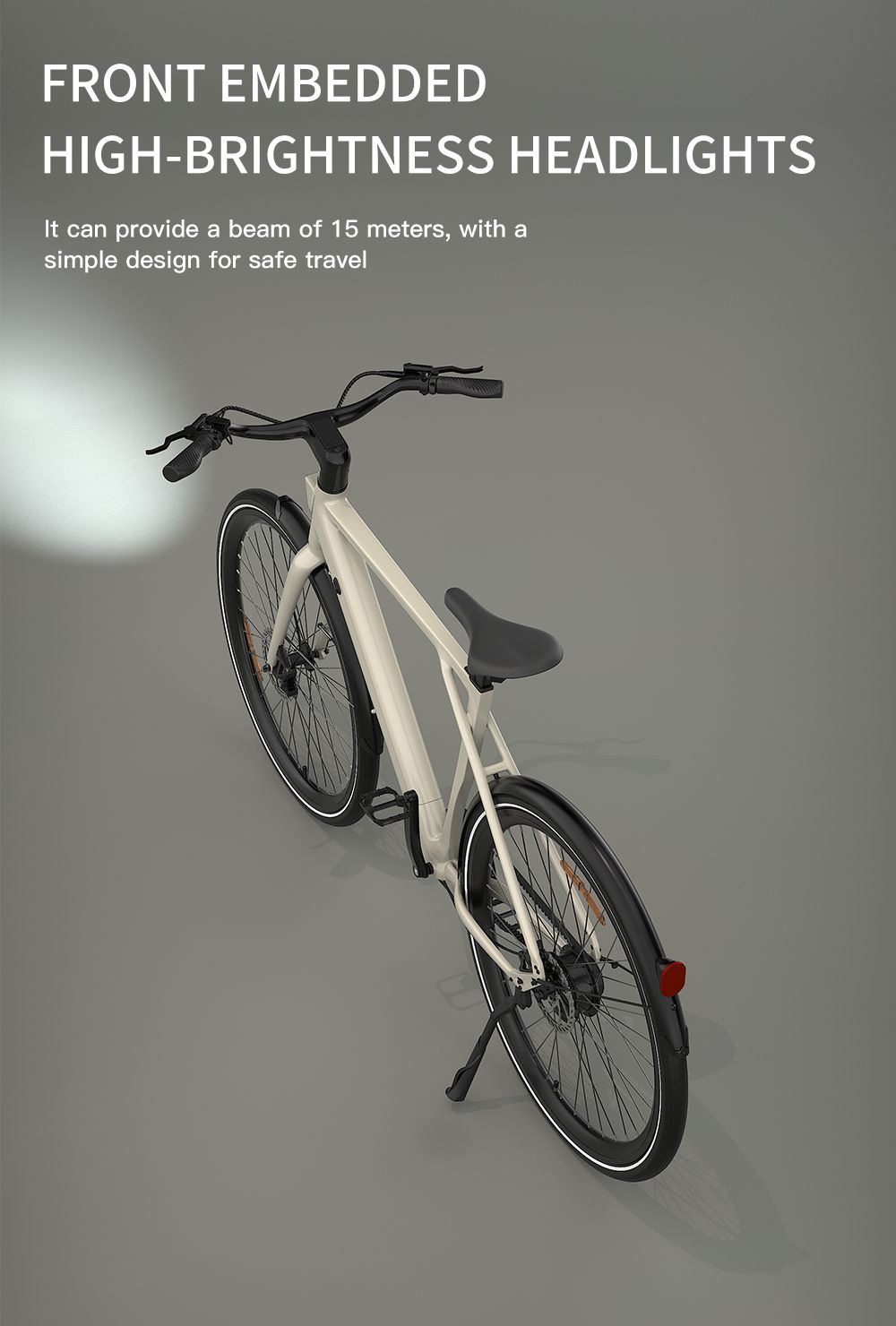 PIXAR S900 Electric Bike, 250W Motor, 36V 10Ah Battery, 700*45C Tires, 25km/h Max Speed, 100km Range, Hydraulic Disc Brake - Red
