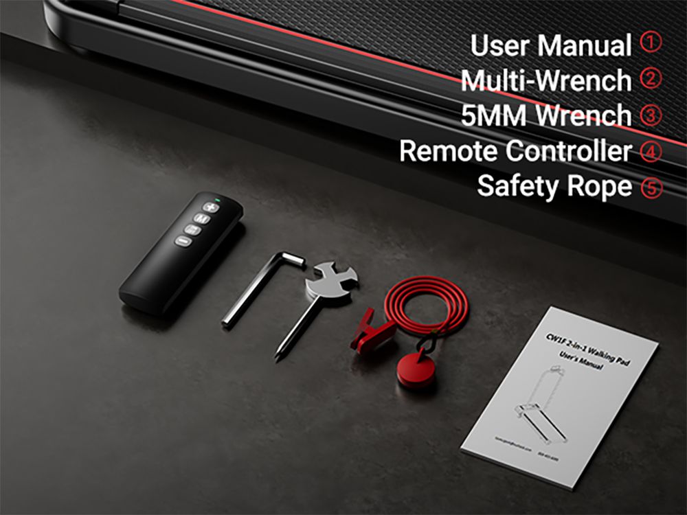 ROBORE CW1F Walking Pad with 9% Incline, 12KM/H, 2.5HP Brushless Motor, 136kg Capacity, Folding Under Desk Treadmill for Home and Office