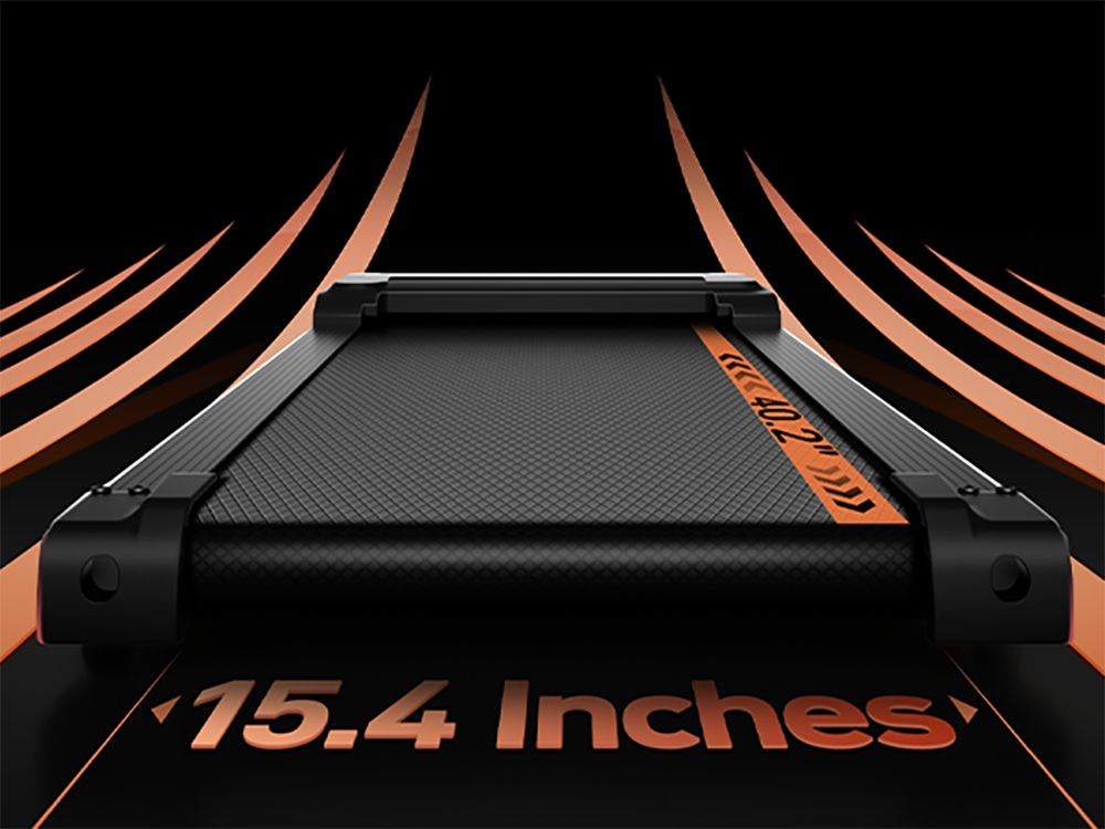 ROBORE P8 Foldable Treadmill 14KM/H, 12 Built-in Programs, with Heart Rate Sensor, Dual Cushion System, 136kg Weight Capacity