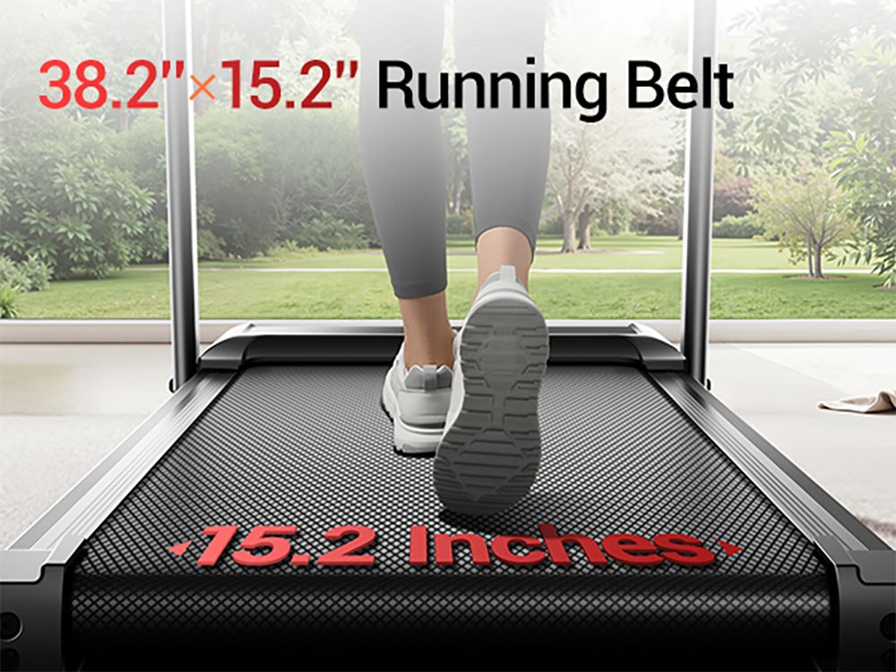 ROBORE SF10 Treadmill with 12% Incline, Electric Treadmill 12KM/H, Foldable Treadmill for home with 3.0 HP Motor and LED Display, Maximum Load 136KG