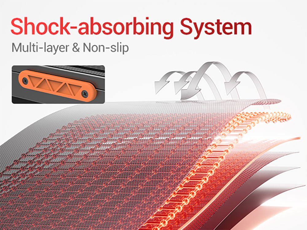 ROBORE SF10 Treadmill with 12% Incline, Electric Treadmill 12KM/H, Foldable Treadmill for home with 3.0 HP Motor and LED Display, Maximum Load 136KG