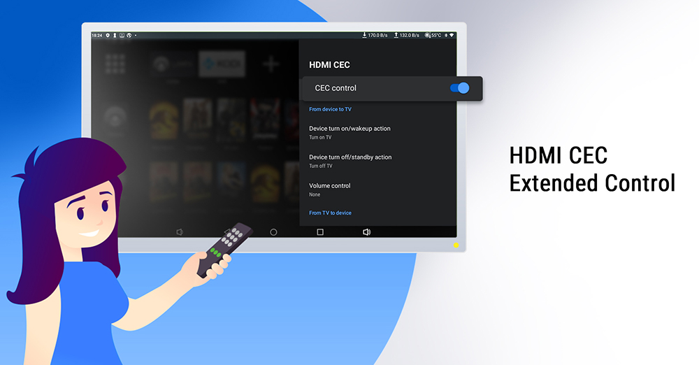 UGOOS AM9 Android 14 TV Box, Amlogic S905X5, 4GB RAM 64GB ROM, 2.4G/5G WiFi, Bluetooth 5.2, 4K HDR - US Plug