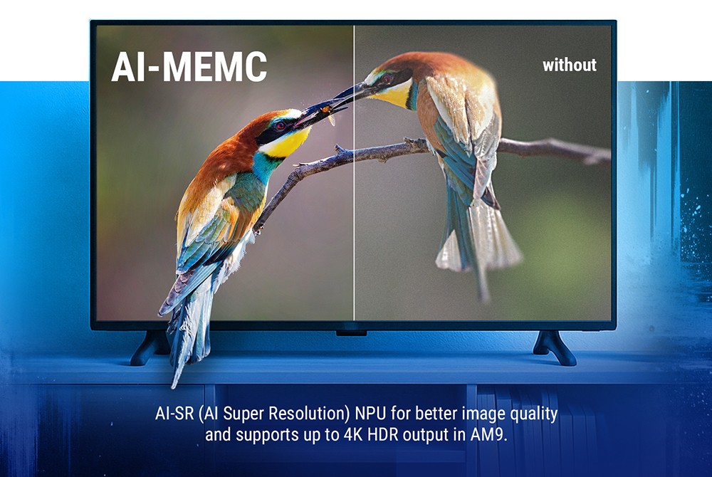 UGOOS AM9 Android 14 TV Box, Amlogic S905X5, 4GB RAM 64GB ROM, 2.4G/5G WiFi, Bluetooth 5.2, 4K HDR - US Plug