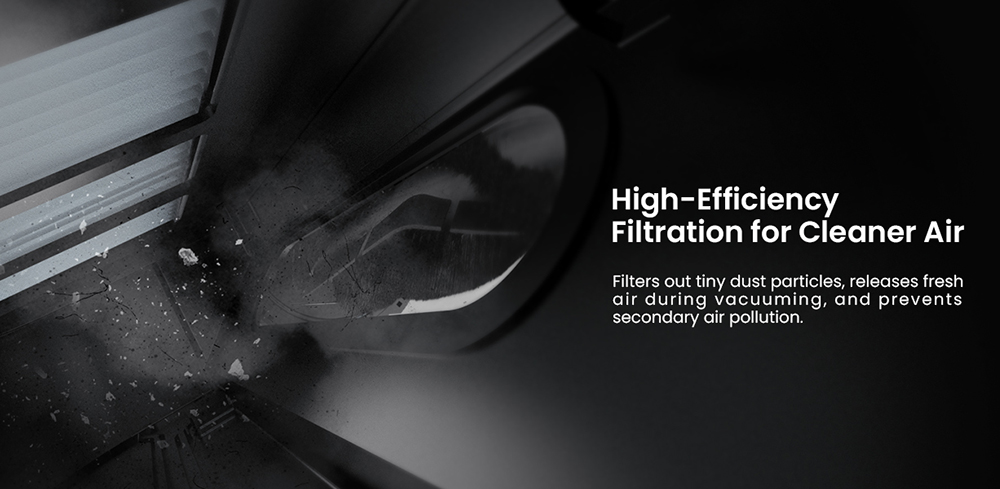 Vactidy Cleanova W11 Robot Vacuum Cleaner, Auto-Empty Station, LDS Laser Navigation, 5000Pa Powerful Suction, 2-in-1 Vacuum & Mop, Smart App & Voice Control