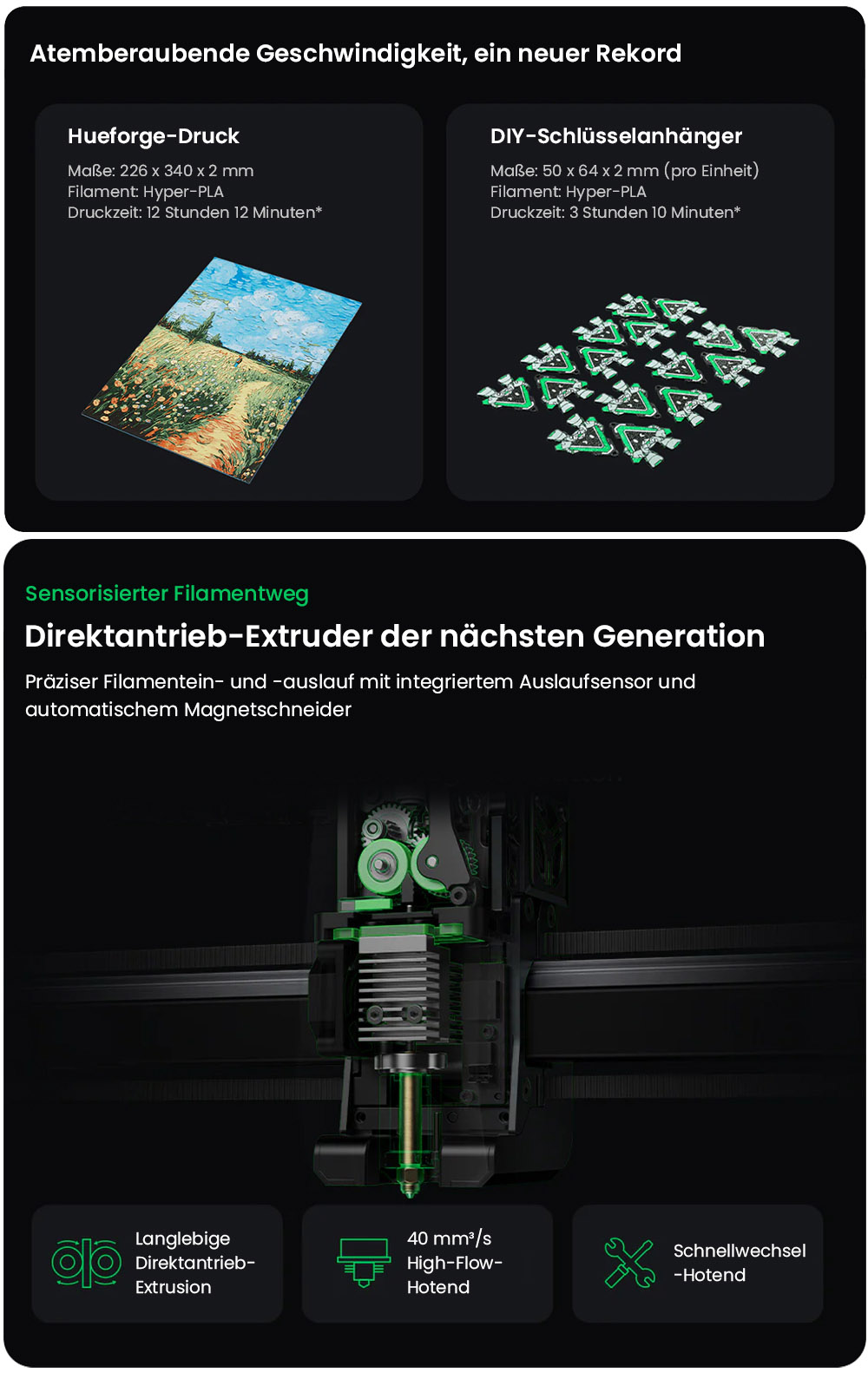 Creality K2 Pro Combo 3D-Drucker, CFS-System, 300*300*300mm