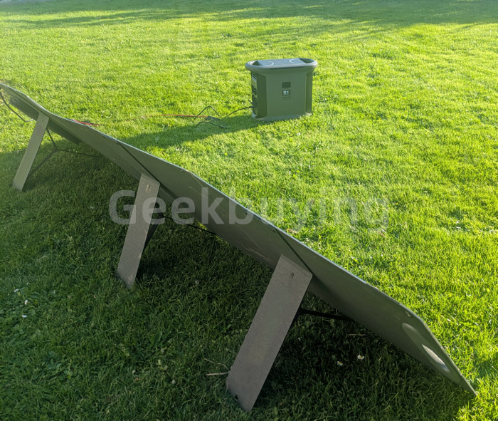 Ampace Andes 1500 tragbare Powerstation 1462Wh + 2x SP200 200W faltbares Solarpanel