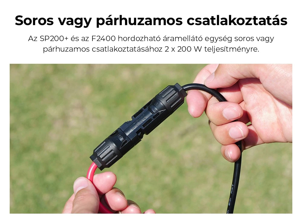 FOSSiBOT SP200+ 200W hordozható napelem, 23,4%-os cellahatékonysággal, otthonra, lakókocsihoz, kempingezéshez, áramszünethez - zöld