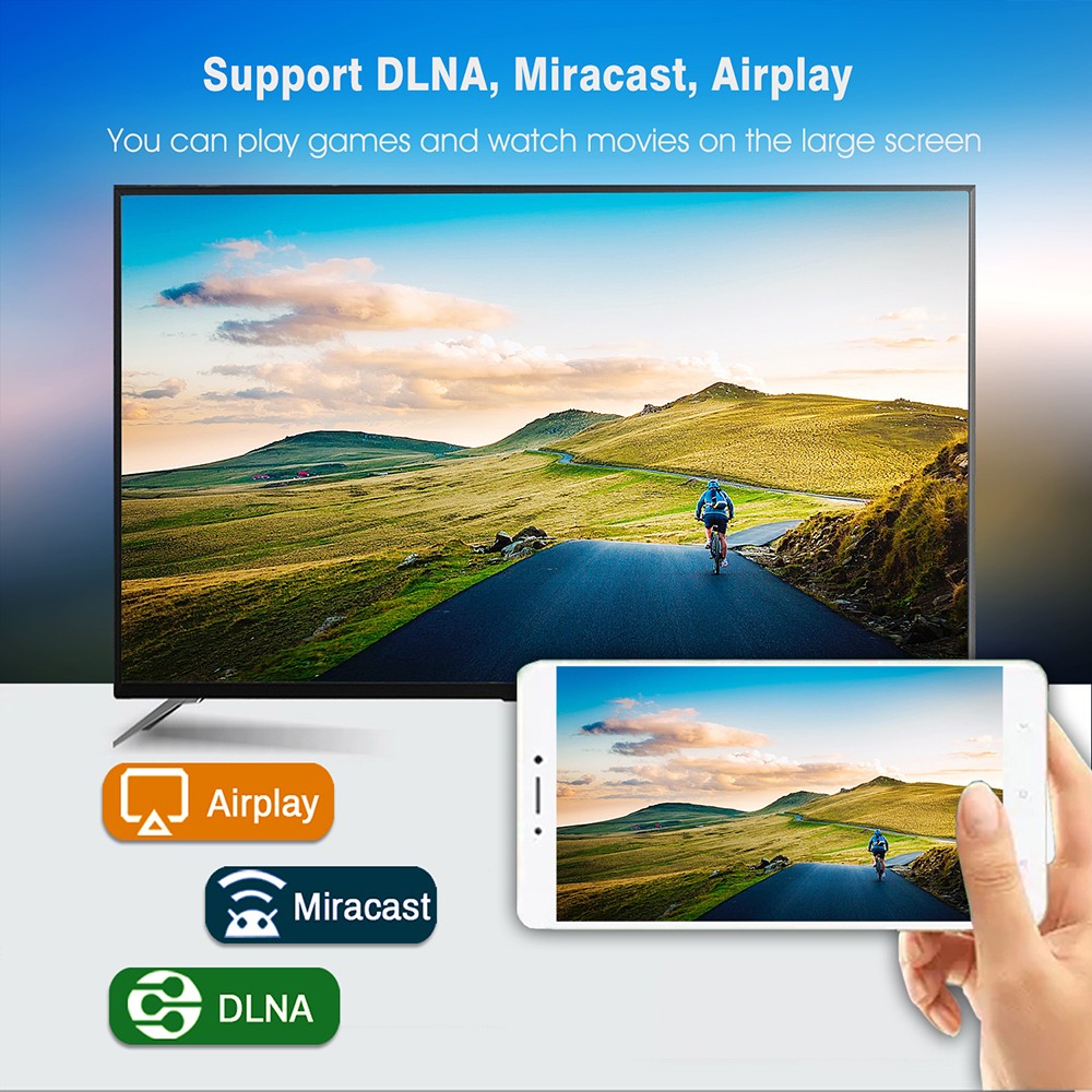 H96 Max X4 4GB/32GB Amlogic S905X4 TV Box Android 11 AV1 Decoding ac WiFi 4K Miracast DLNA Airplay - EU Plug
