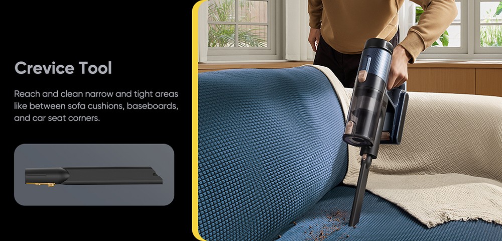 Vactidy V12 Cordless Vacuum Cleaner, 50000Pa Suction, 450W Motor, 2-in-1 Wet Dry Vacuum, LED Display, 150-Min Runtime, 0.5L Dust Bin, Green Light Dust Detection