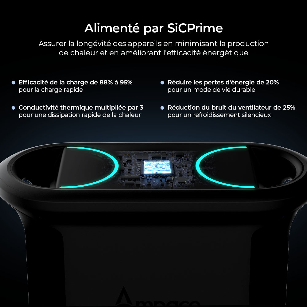 Centrale électrique portable Ampace Andes 1500, capacité LiFePO4 de 1462 Wh, générateur solaire de 2400 W, charge complète en 55 min, 13 ports de sortie, 6000 cycles, pour camping-car, camping-car, secours à domicile