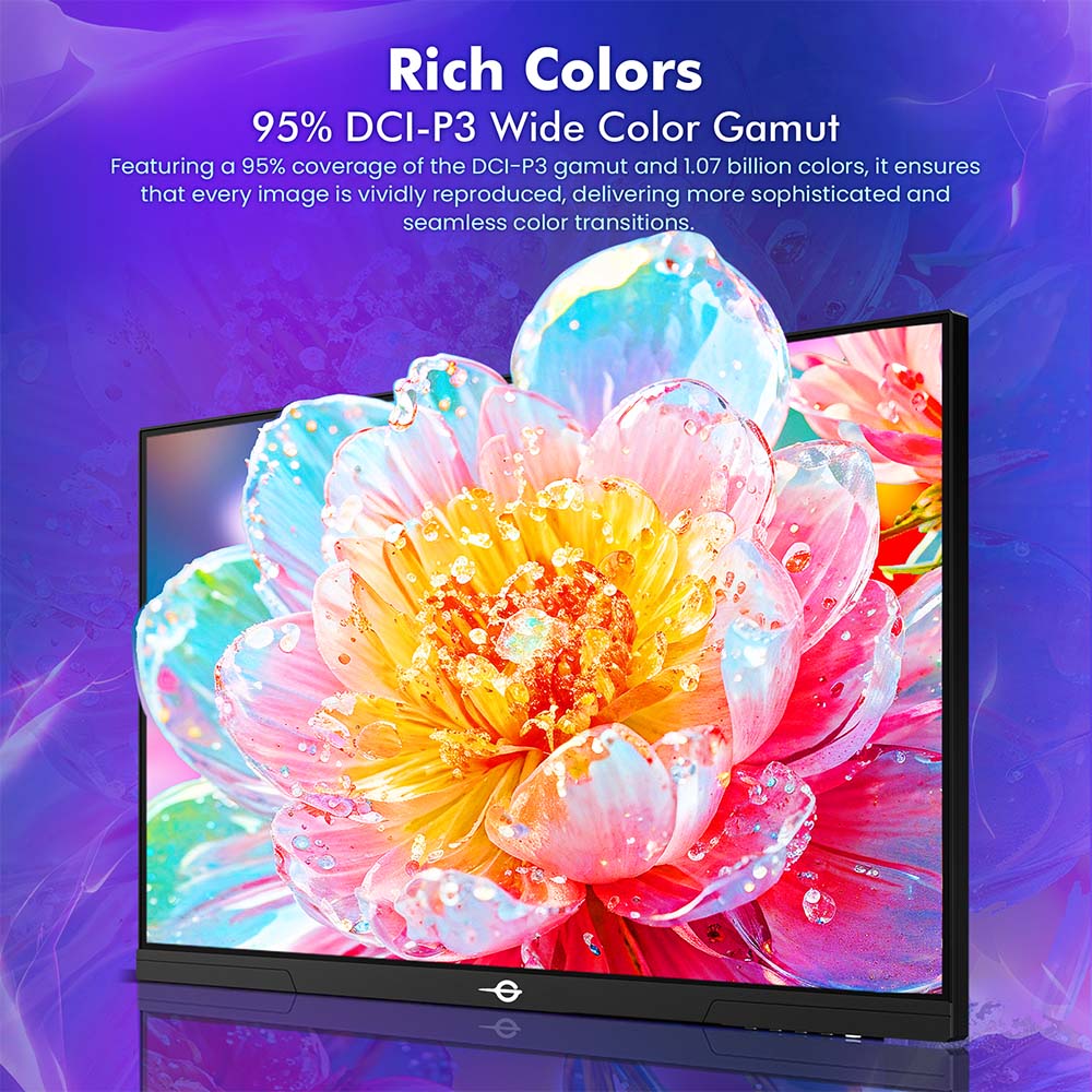 TITAN ARMY P2710S Moniteur de jeu, écran LCD IPS rapide 27 pouces 2560*1440 16:9, taux de rafraîchissement de 240 Hz, 1 ms GTG, HDR 400, Adaptive-Sync, OD dynamique, mode jeu et 10 modes de scénario, mode écran partagé PBP et PIP, support rotatif, montage mural