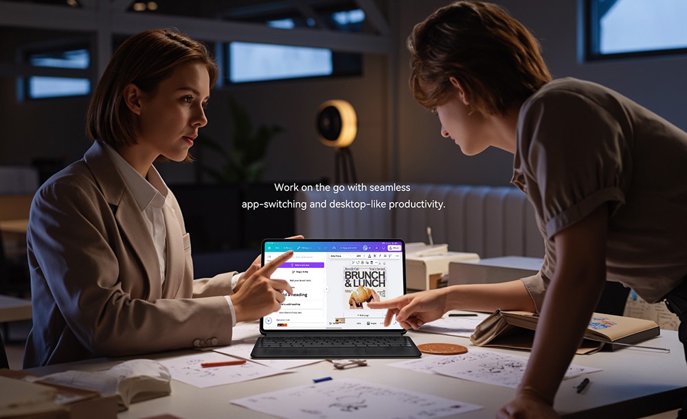 ALLDOCUBE Ultra Pad AI Tablet, 13 hüvelykes 2880*1840 144Hz IPS Kijelző, Android 15, Qualcomm Snapdragon 7+Gen3 8 Mag, 12 GB RAM 256 GB ROM, WiFi 6 Bluetooth 5.4, 13M+5M Kamera, 8*Hangszóró, 15000mAh Akkumulátor, 33W PD Töltés
