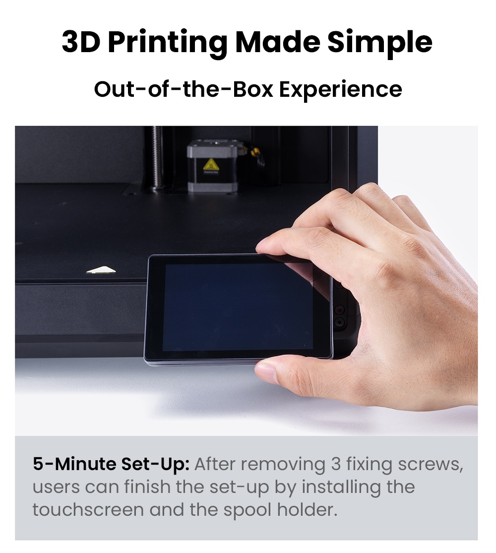 Creality K2 SE Combo 3D Printer, 500mm/s Speed, 0.1mm Precision, 220×215×245mm Build Volume, Auto Leveling, 300°C Nozzle for Multi-Material Printing