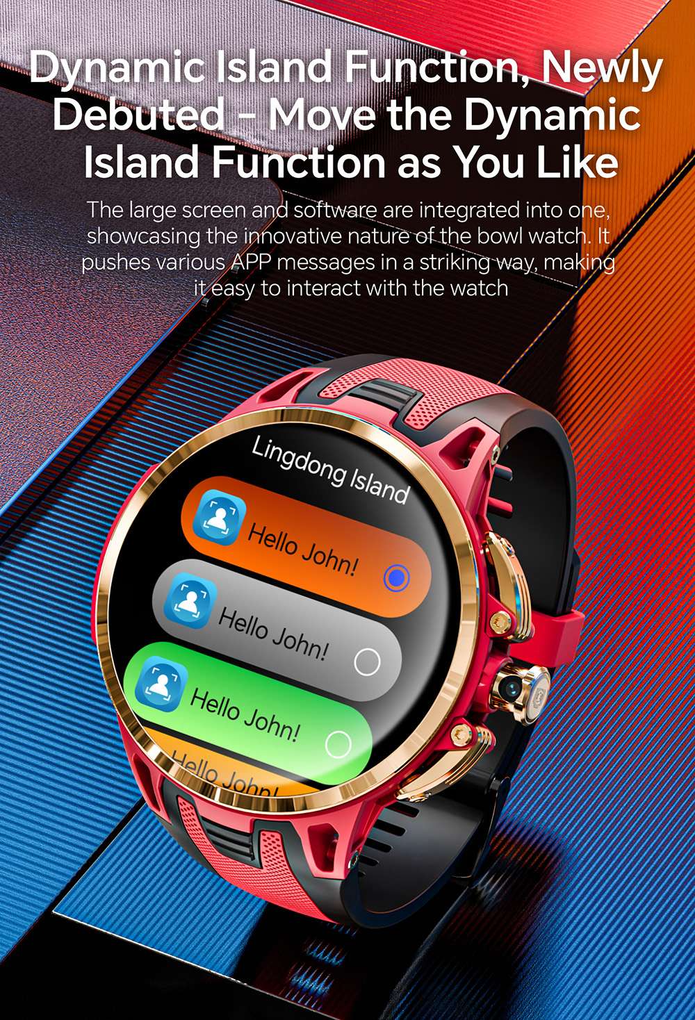 LOKMAT APPLLP 4 PRO Smartwatch, 1.75 inch AMOLED Screen, 5G Calling, NFC Function, Heart Rate Monitoring, Multiple Sports Modes - Black