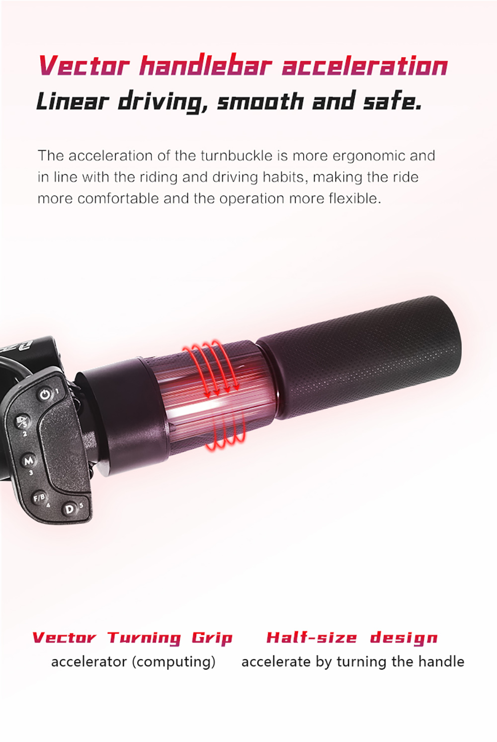 BOYUEDA Q7 Pro Max Elektroroller, 1600 W*2 Motor, 52 V 28 Ah Akku, 10 Zoll Reifen, 70 km/h Höchstgeschwindigkeit, 110 km Reichweite, zwei hydraulische Scheibenbremsen, hydraulischer Stoßdämpfer vorne und Federstoßdämpfer hinten, LCD-Display