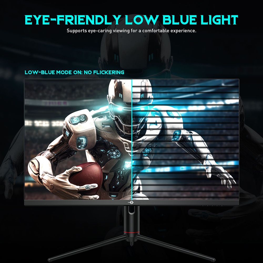 TITAN ARMY P32A2S2 gamer monitor, 2560 x 1440 QHD FAST IPS Panel, 240Hz Frissítési frekvencia, HDR400, 1ms GTG, GamePlus mód, Adaptív szinkron, PIP/PBP Osztott Képernyő, 2*HDMI 2.1 2*DP 1.4, E-Sport Háttérvilágítás, Állítható Állvány