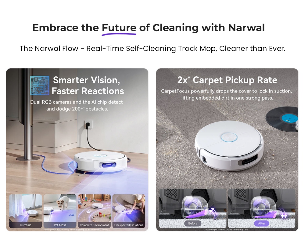 Narwal Flow Compact Robot Vacuum and Mop