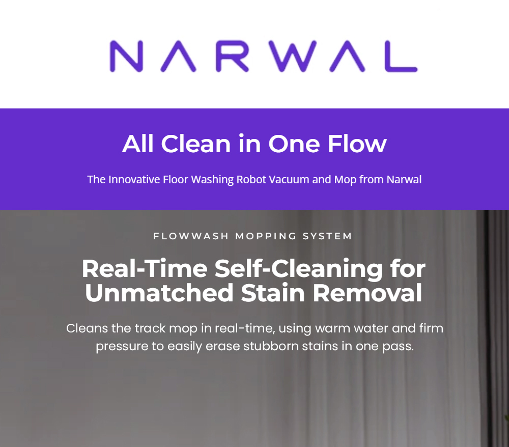 Narwal Flow Compact Robot Vacuum and Mop