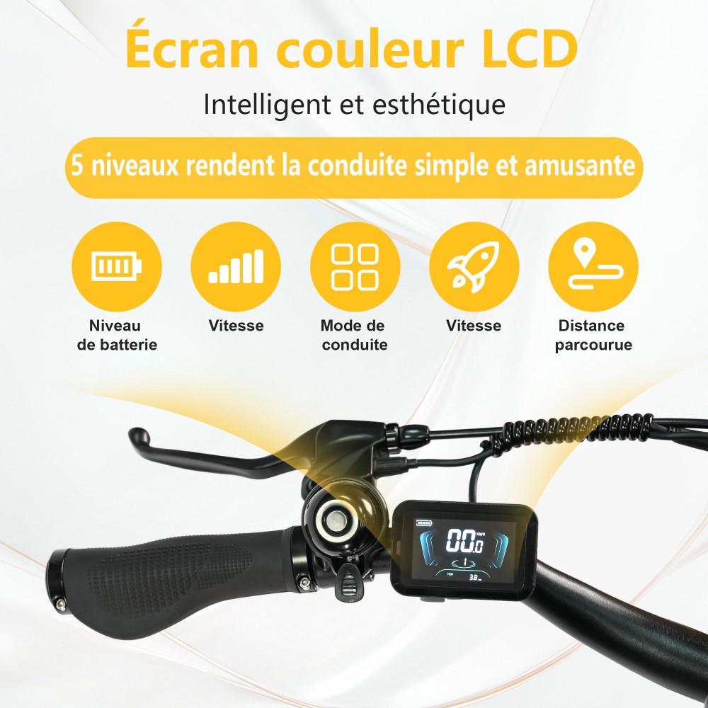 TTGO C3 SE Vélo électrique, moteur 250W, batterie 36V 18Ah, pneus de 28 pouces, vitesse maximale de 25 km/h, autonomie maximale de 120 km, freins à disque mécaniques, fourche à suspension avant, Shimano 7 vitesses - Violet