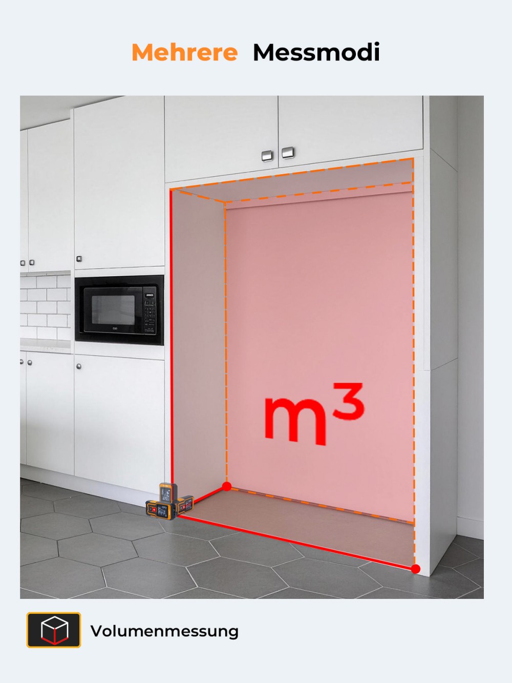 CIGMAN CD-80T Taschenformat-Laser-Maßband, 80m Reichweite, ±2mm Genauigkeit, IP54 wasserdicht, 20 Datengruppen, Typ-C wiederaufladbares Laser-Entfernungsmessgerät