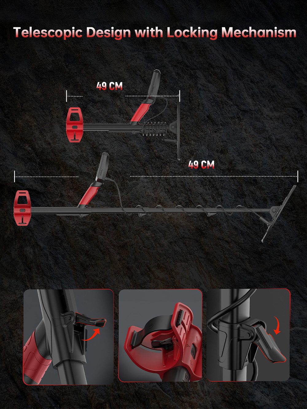 KAIWEETS EXPLORER X III Metalldetektor, 5,82 kHz, 11'×9' wasserdichte Spule, 5 Modi, 10 Stunden Akkulaufzeit, professionelle Gold- und Schatzsuche