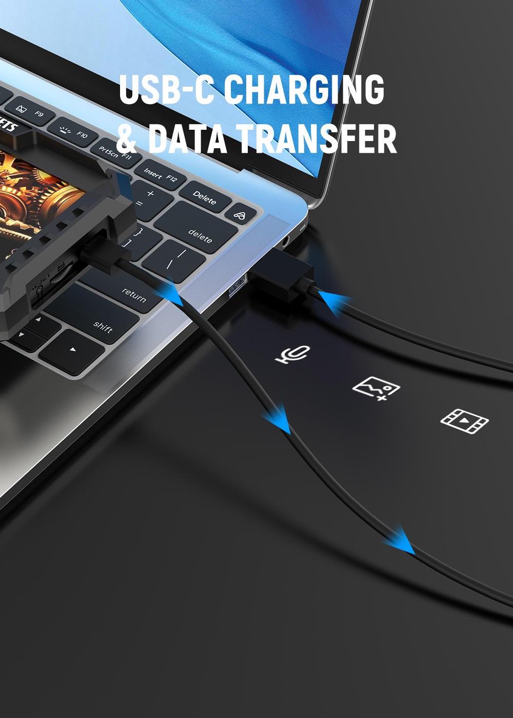 KAIWEETS KBA02 Zwei-Wege-Gelenk-Endoskopkamera, 6,5-mm-Sonde, 210°-Drehung, 1,3 m IPS-Display (1080p), IP67 wasserdicht, 3000-mAh-Akku, 1,6 m Kabel