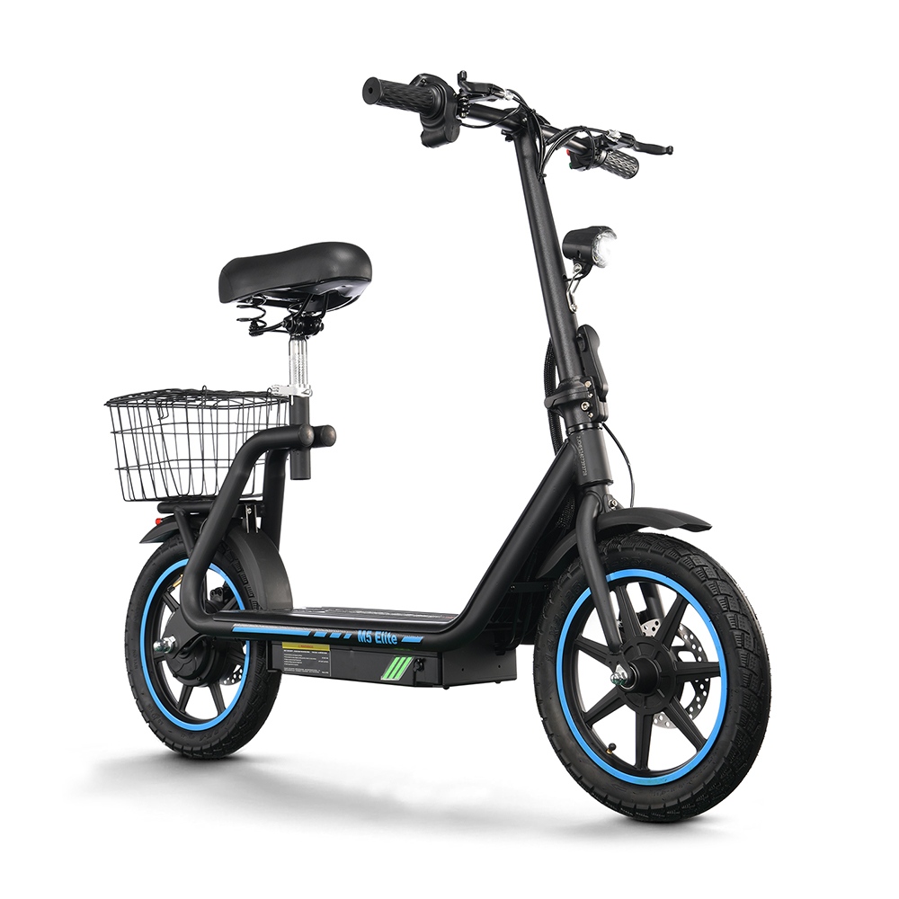 TWOFISH M5 ELITE Electric Scooter, 500W Motor, 48V 13Ah Battery, 14-inch Tires, 45km/h Max Speed, 30km Range, Dual Disc Brake, Dual Front & Rear Suspension