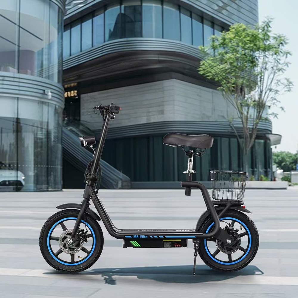 TWOFISH M5 ELITE Electric Scooter, 500W Motor, 48V 13Ah Battery, 14-inch Tires, 45km/h Max Speed, 30km Range, Dual Disc Brake, Dual Front & Rear Suspension