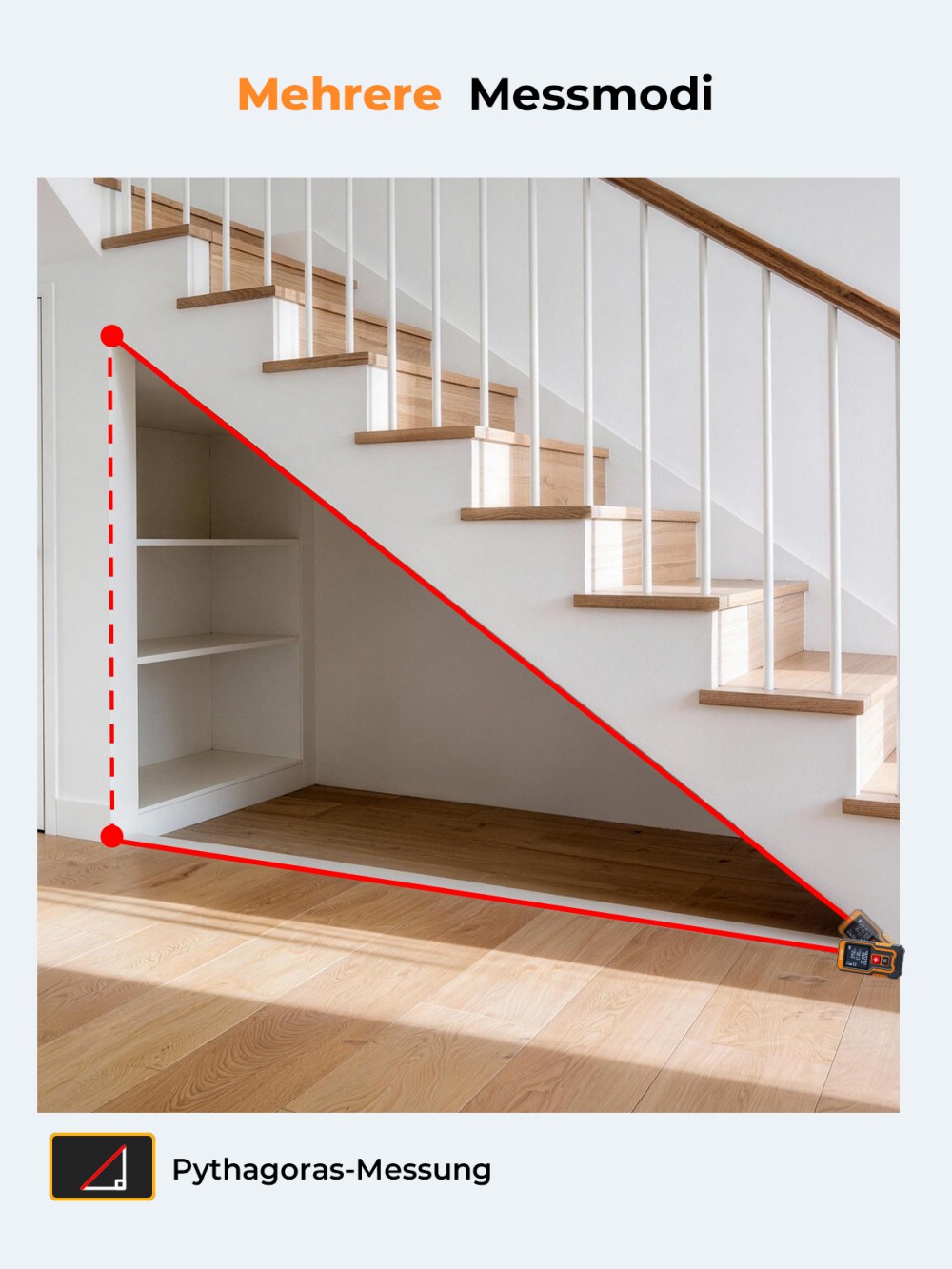 CIGMAN CD-80T Taschenformat-Laser-Maßband, 80m Reichweite, ±2mm Genauigkeit, IP54 wasserdicht, 20 Datengruppen, Typ-C wiederaufladbares Laser-Entfernungsmessgerät