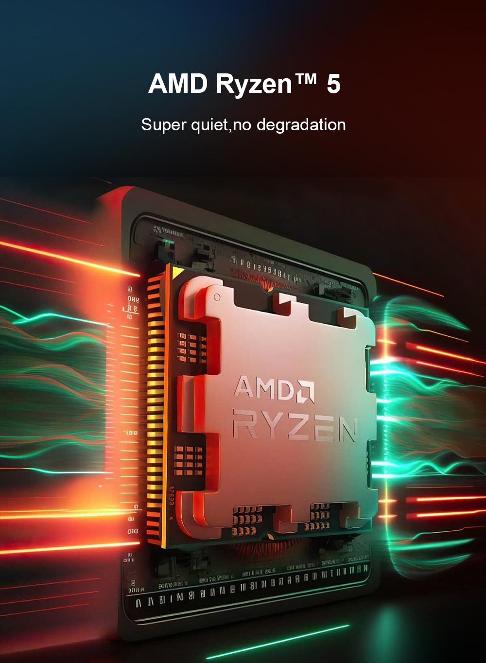 Ninkear A15 Pro Ordinateur portable, écran 16 pouces 2560 x 1600, taux de rafraîchissement de 120 Hz, AMD Ryzen 5 7430U, 16 Go de RAM, 1 To de SSD, 2 ports Type-C complets, 3 ports USB 3.0, 1 port HDMI, 1 carte Micro SD, 1 port audio