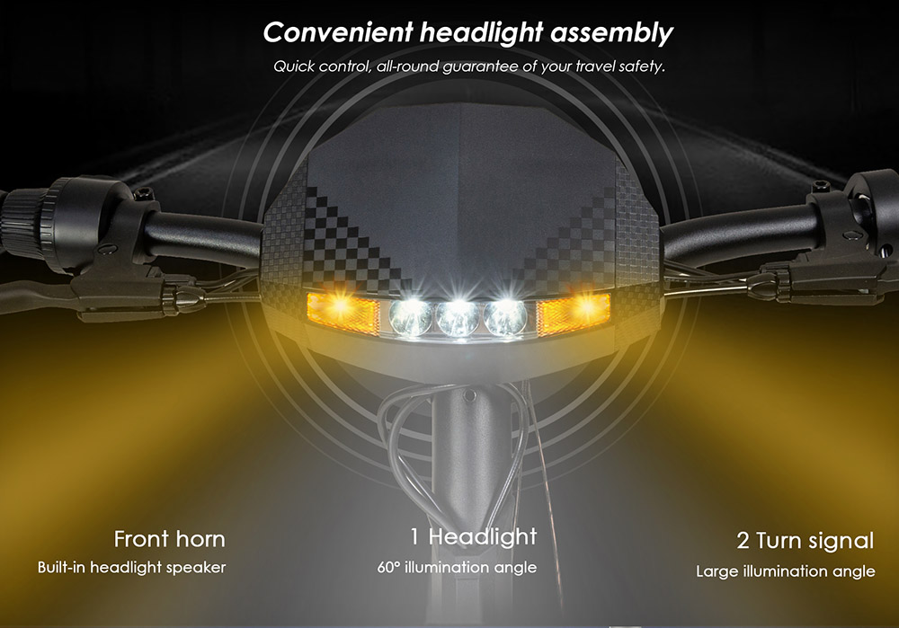 Kukirin G2 Foldable Electric Scooter 2026 Upgrade 800W Motor 48V 15.6Ah Battery 10-inch Tire 45km/h Max Speed 55km Range Touchscreen Display Disc Brake 7 Light System