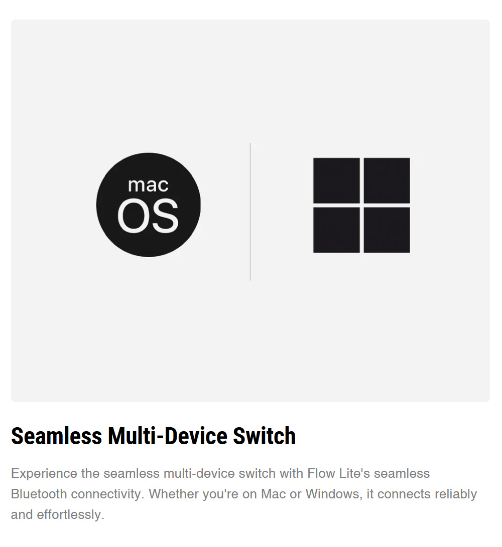 Lofree Flow 2 84 Tri-Mode Wireless Low Profile Mechanical Keyboard, 84-Key Gasket Mount, PBT + PC Double-Shot Keycaps, Lofree x Kailh Void Silence Linear Switch, Aluminum Case - Black