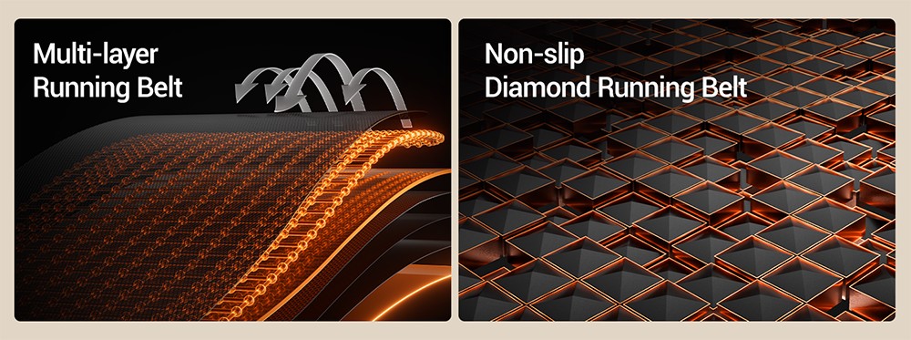 ROBORE L20 Foldable Treadmill, 3.5HP Brushless Motor, 12KM/H Speed, 20% Incline, 108×41cm Running Belt, <45dB Quiet, 6 Shock Absorbers, 180kg/400lbs Max Load, LCD Display with Handrail