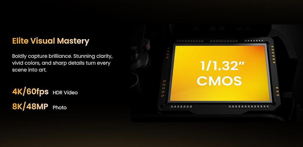 Skyrover X1 Mini Drone for Adults with 4K Camera, 8K Photo Resolution, Under 249g, 50,000ft Transmission Range, 360° Obstacle Avoidance, Up to 32-Min Flight Time – Yellow