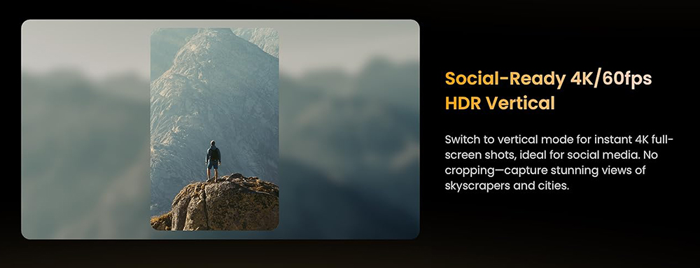 Skyrover X1 Mini Drone for Adults with 4K Camera, 8K Photo Resolution, Under 249g, 50,000ft Transmission Range, 360° Obstacle Avoidance, Up to 32-Min Flight Time – Yellow