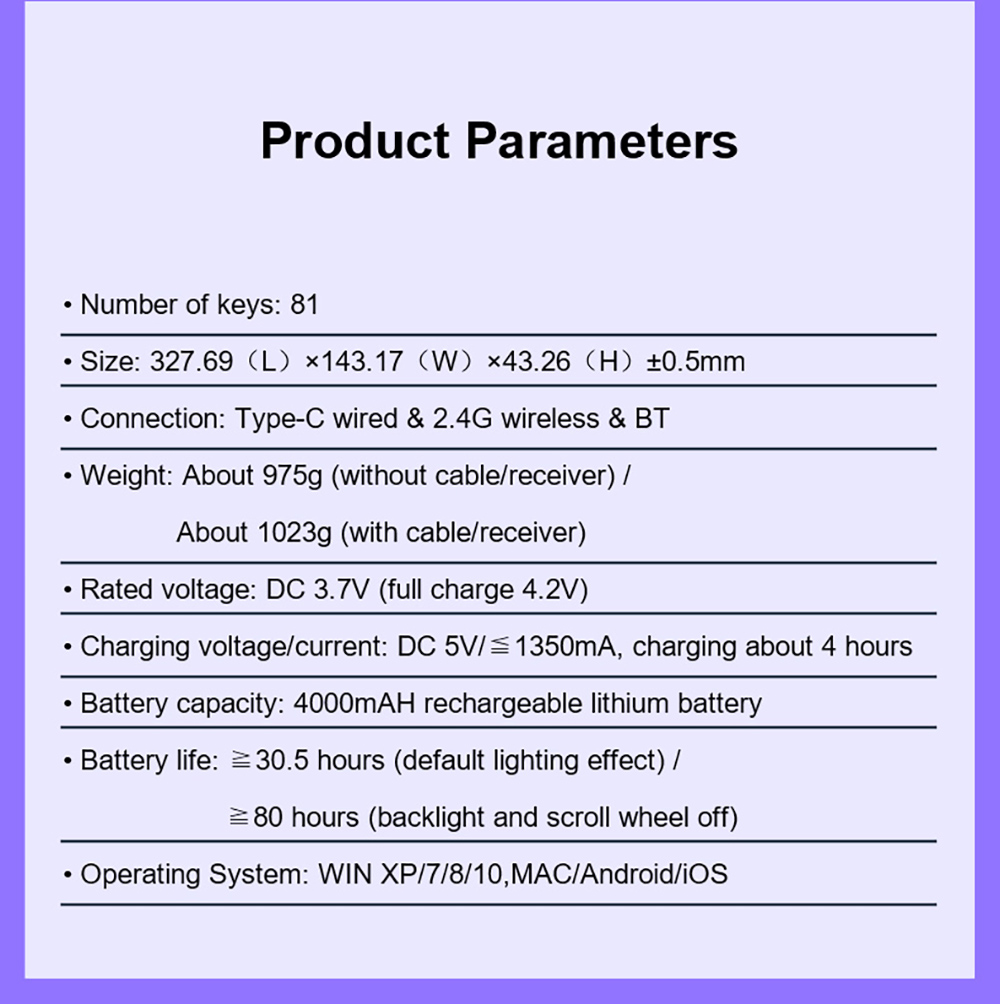 AULA F75 Max 75% Tri-Mode Mechanical Keyboard, TFT Smart Screen, Hot-Swappable, RGB Backlit, Knob Control, 4000mAh Battery, NKRO Gaming Keyboard