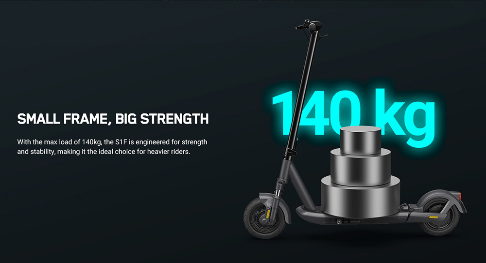 INMOTION S1 Trottinette Électrique, Moteur 500W (1000W Puissance Max), Batterie 54V 13Ah, Pneu Pneumatique 10 pouces, Vitesse Max 40 km/h, Autonomie 90 km, Suspension Avant & Arrière, Étanchéité IP55, Écran LCD